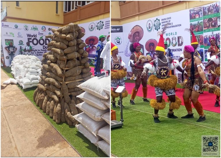 2024 World Food Day, Enugu Governor Advocates Food sufficiency and Security,Outlines his Policies towards Improving Agriculture